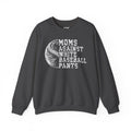Mom's Against White Baseball Pants Heavy Blend™ Crewneck Sweatshirt