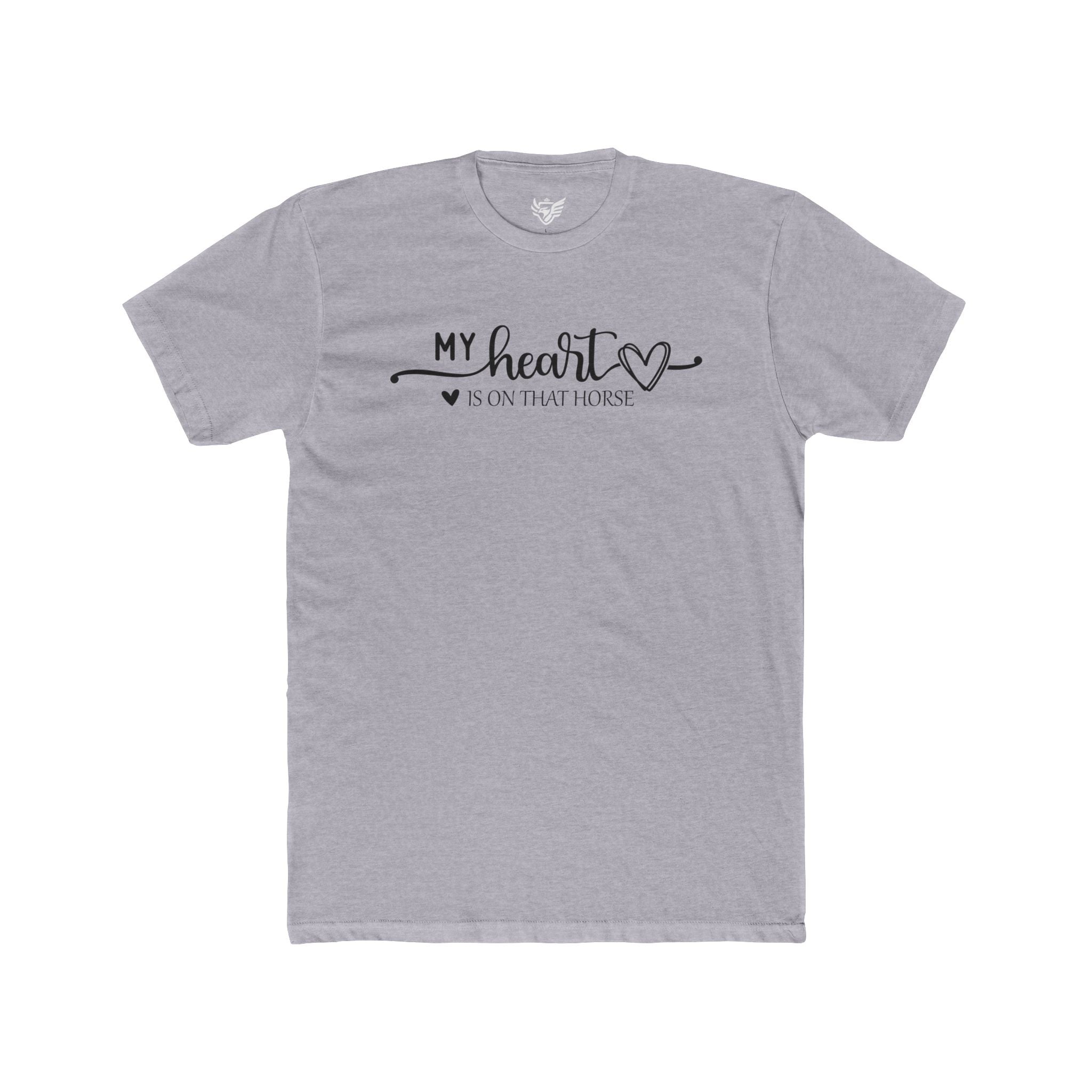 Heart on Horse Cotton Crew Tee