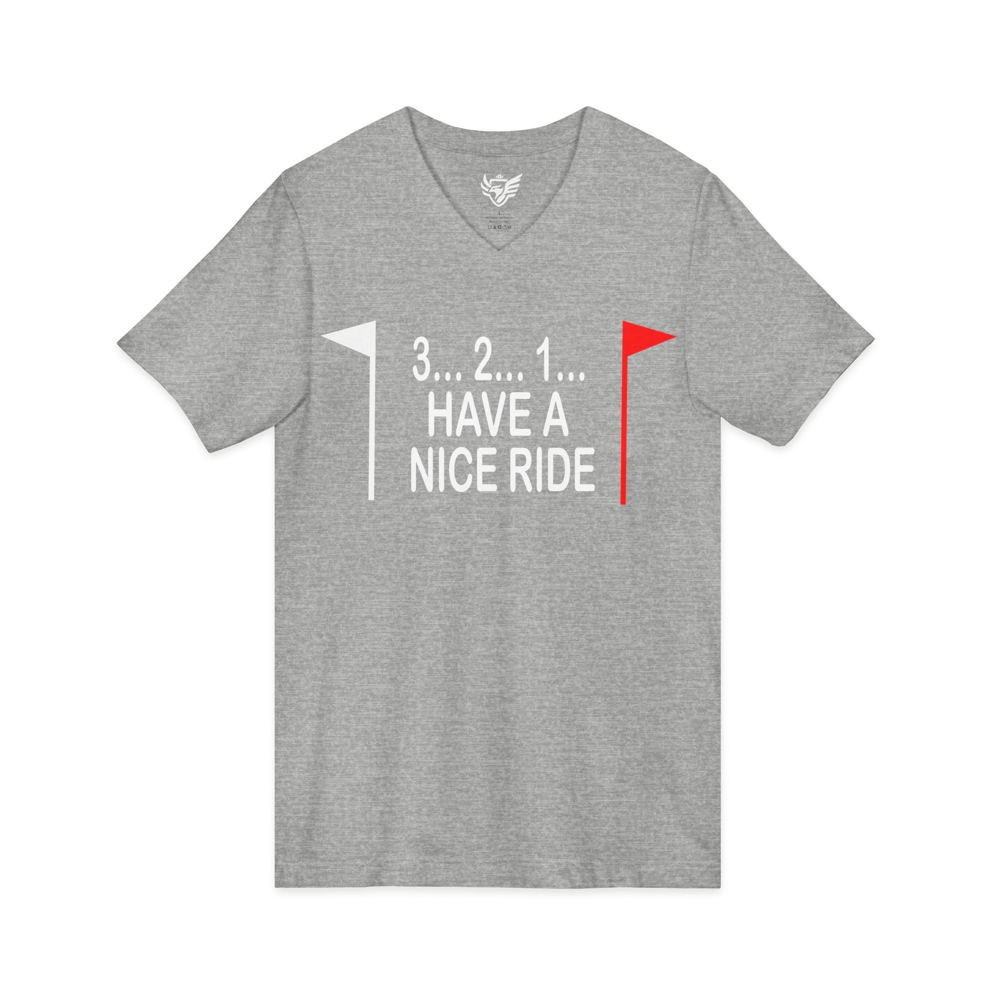 Have a Nice Ride Jersey Short Sleeve V-Neck Tee