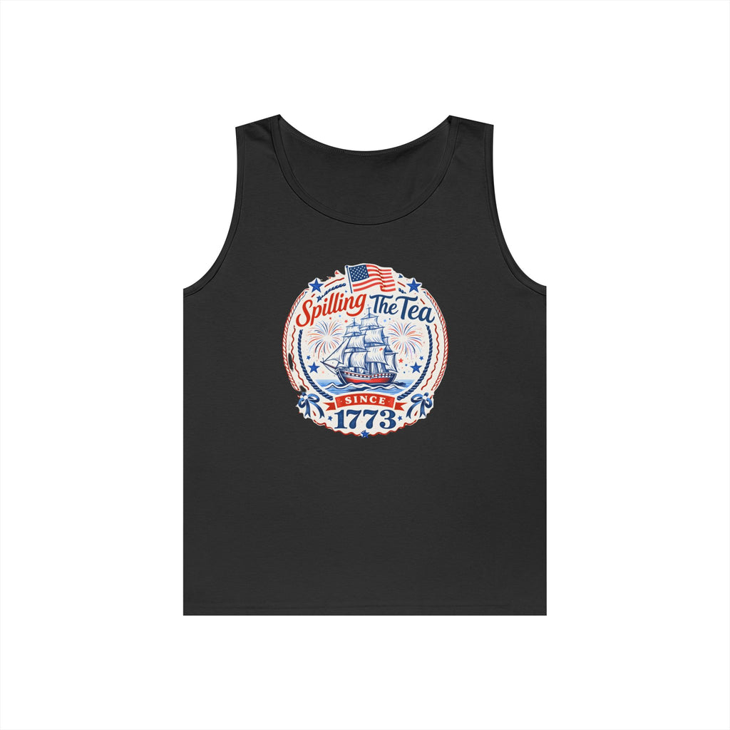 Spilling The Tea Heavy Cotton Tank Top