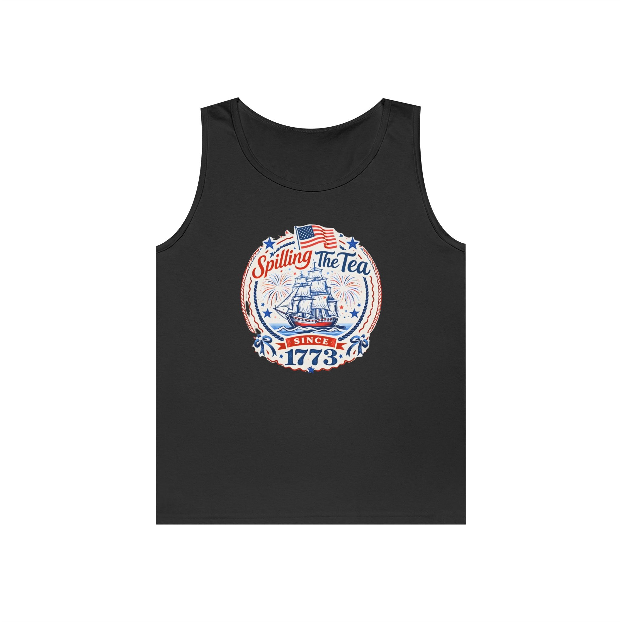 Spilling The Tea Heavy Cotton Tank Top
