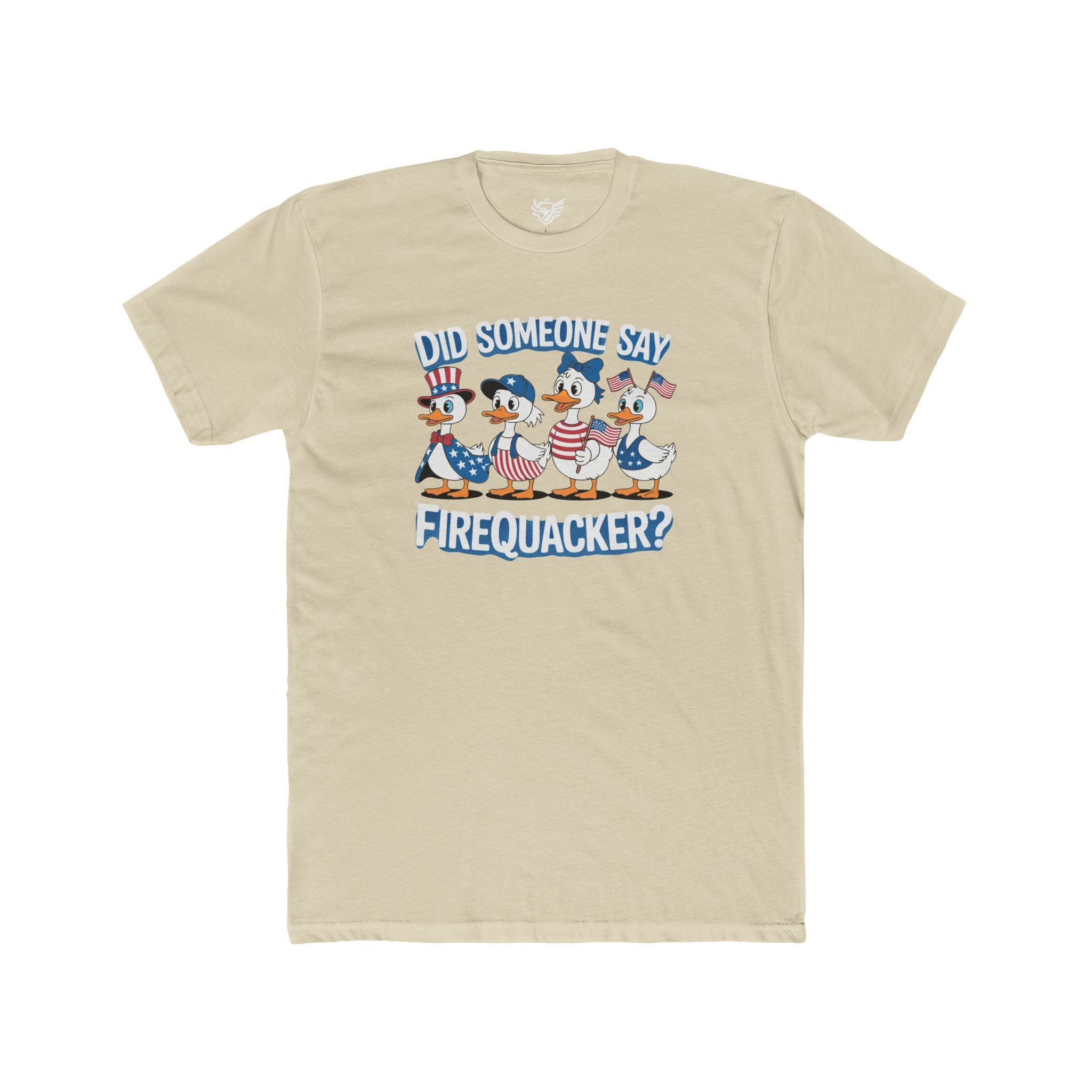 Firequackers Cotton Crew Tee