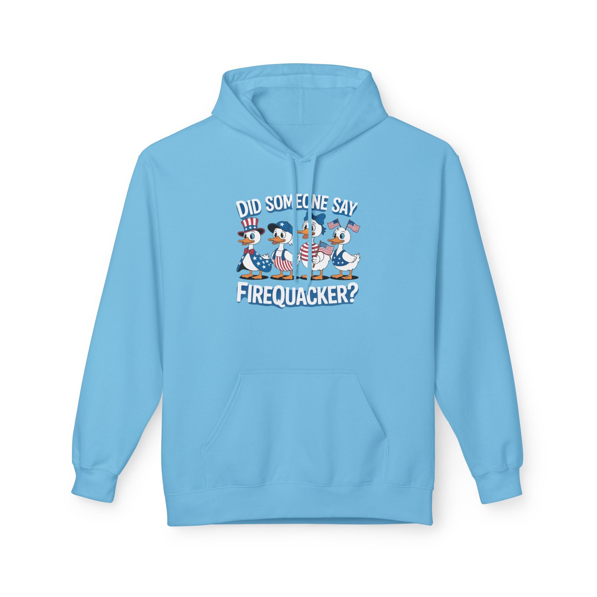 Firequackers Midweight Softstyle Fleece Hoodie