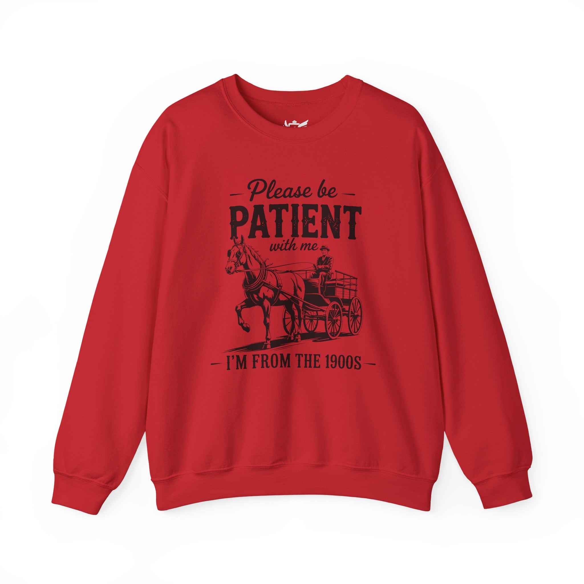 Please Be Patient With Me I'm From the 1900s Heavy Blend™ Crewneck Sweatshirt