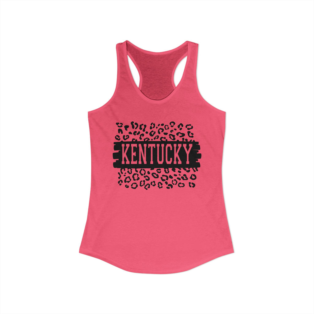 Women's KY Leopard Ideal Racerback Tank