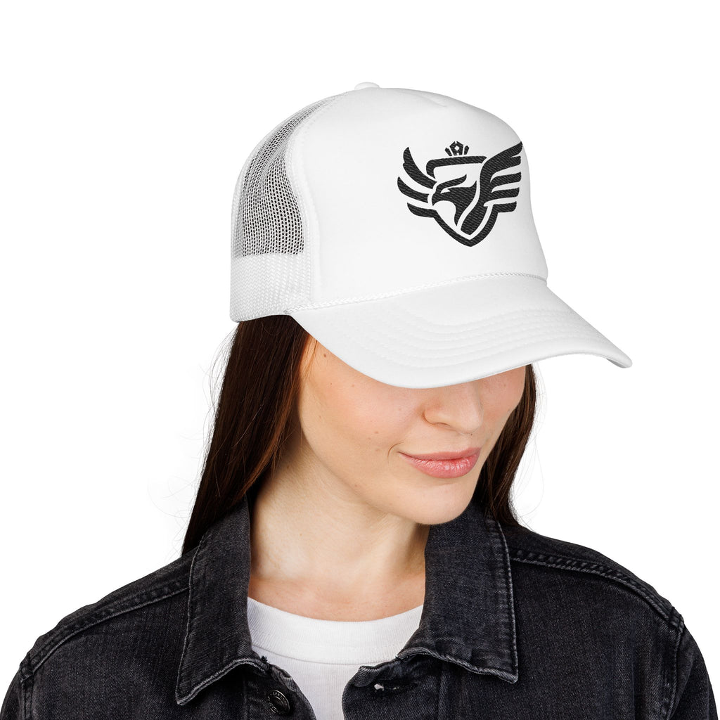 Royal Sparrow Embroidered Foam Trucker Hat