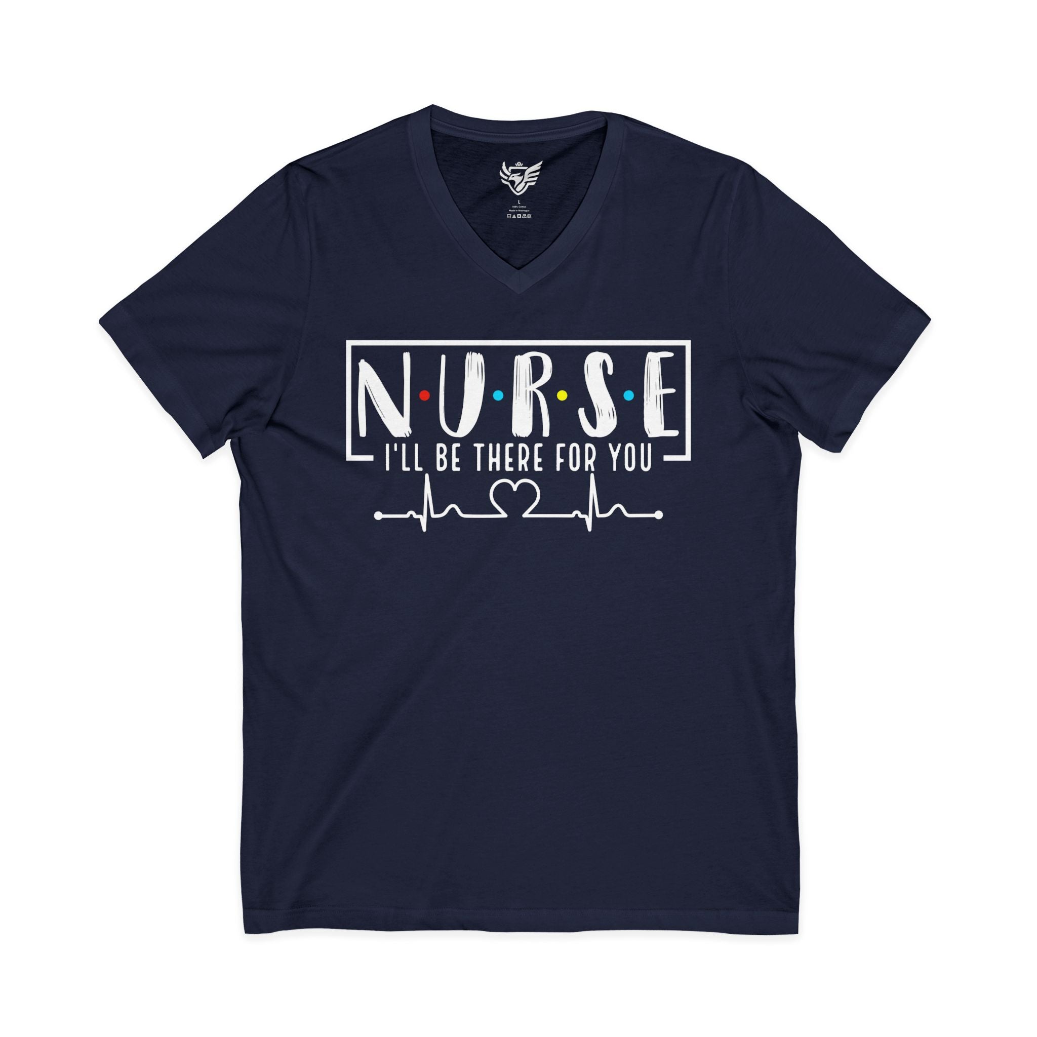 Friend's Theme Nurse Jersey Short Sleeve V-Neck Tee