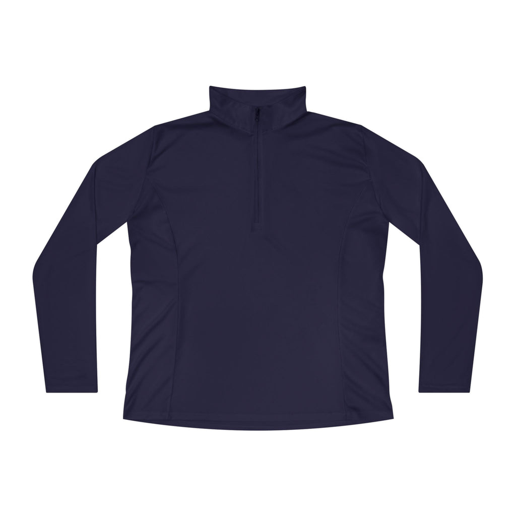 Ladies KY Leopard Quarter-Zip Pullover