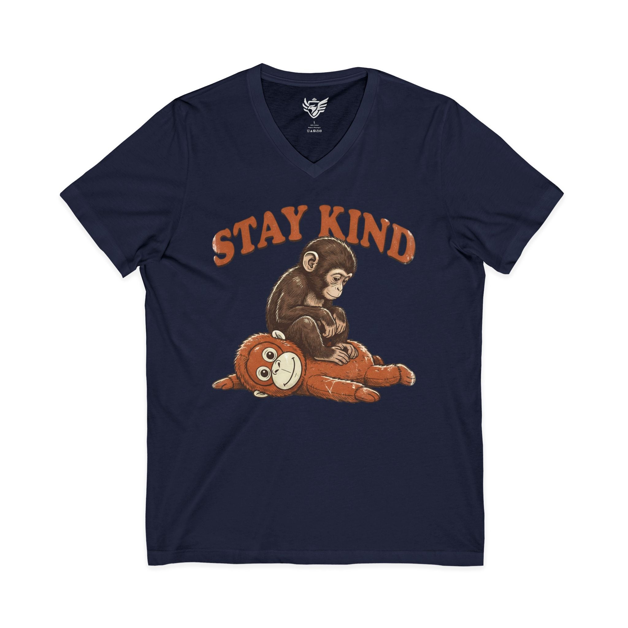 Stay Kind Jersey Short Sleeve V-Neck Tee