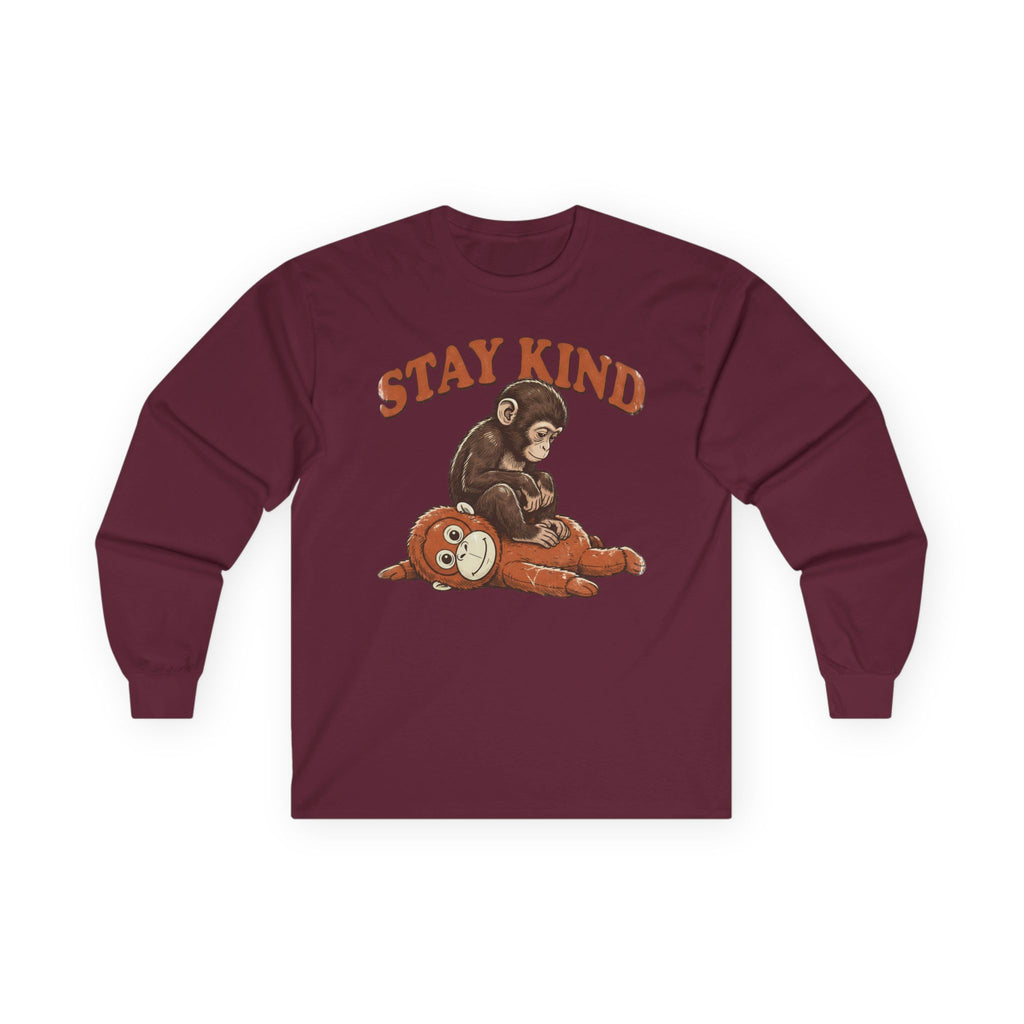 Stay Kind Cotton Long Sleeve Tee