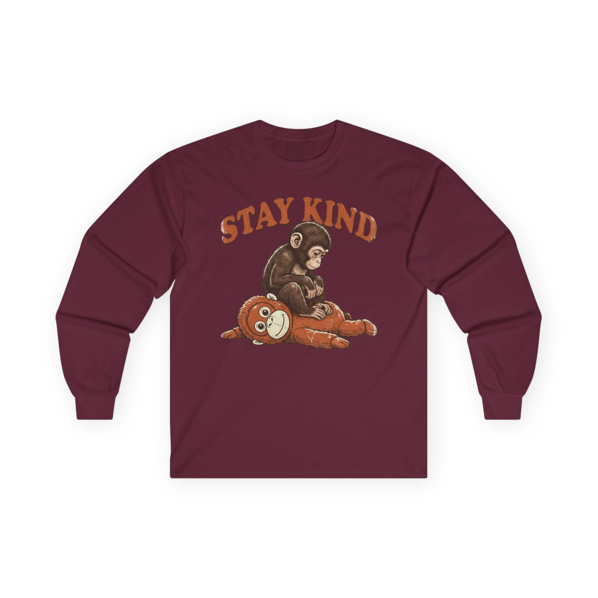 Stay Kind Cotton Long Sleeve Tee