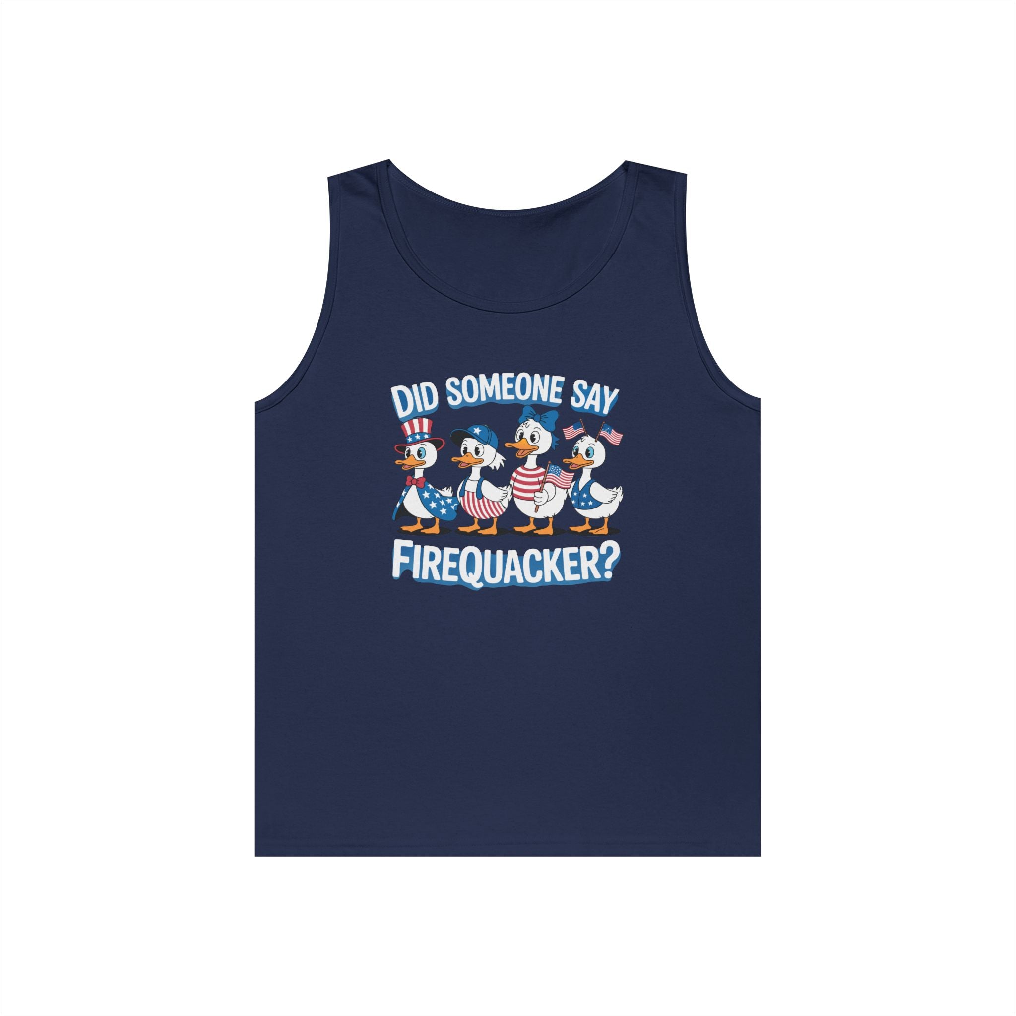 Firequackers Heavy Cotton Tank Top