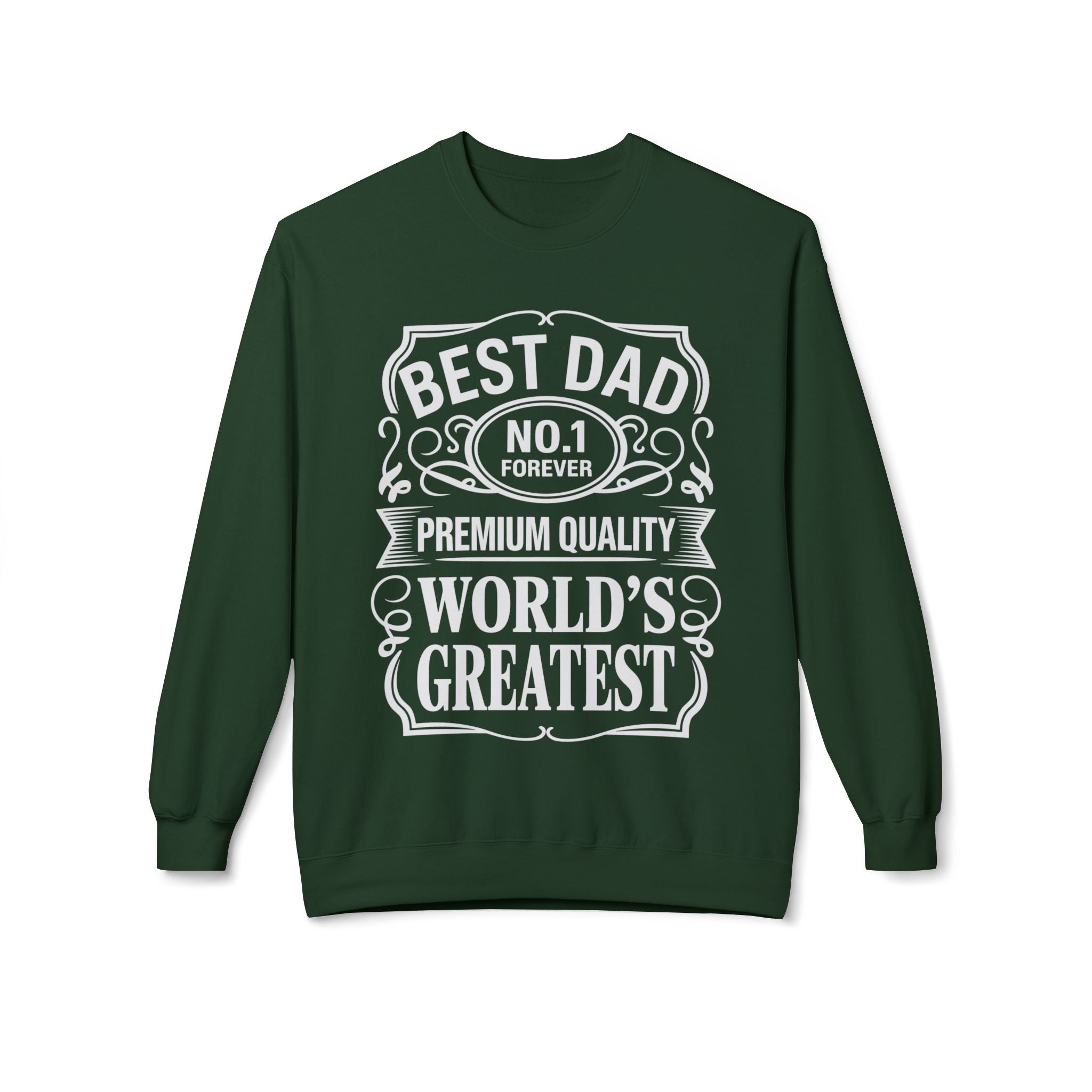 Bourbon Dad Midweight Softstyle Fleece Crewneck Sweatshirt