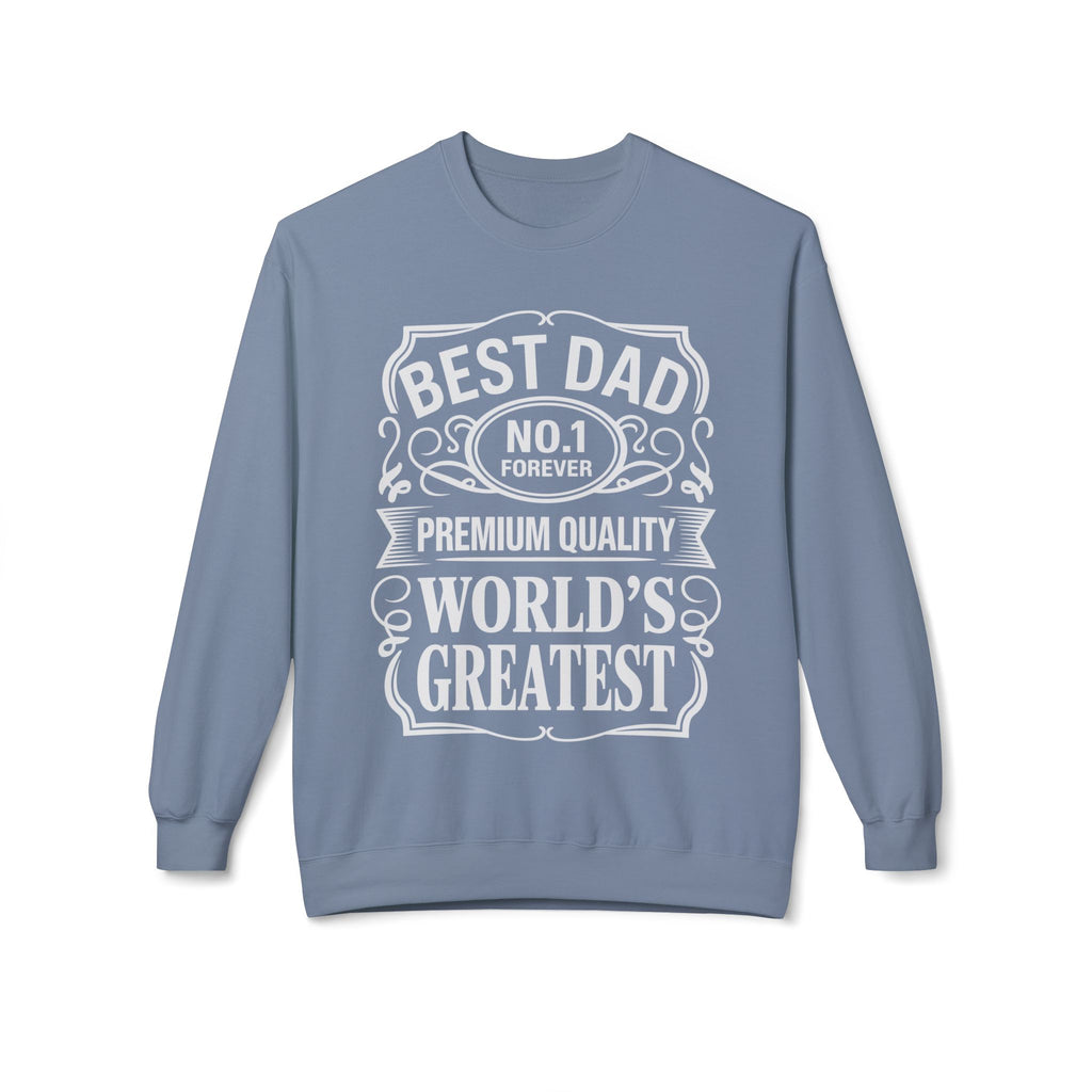 Bourbon Dad Midweight Softstyle Fleece Crewneck Sweatshirt