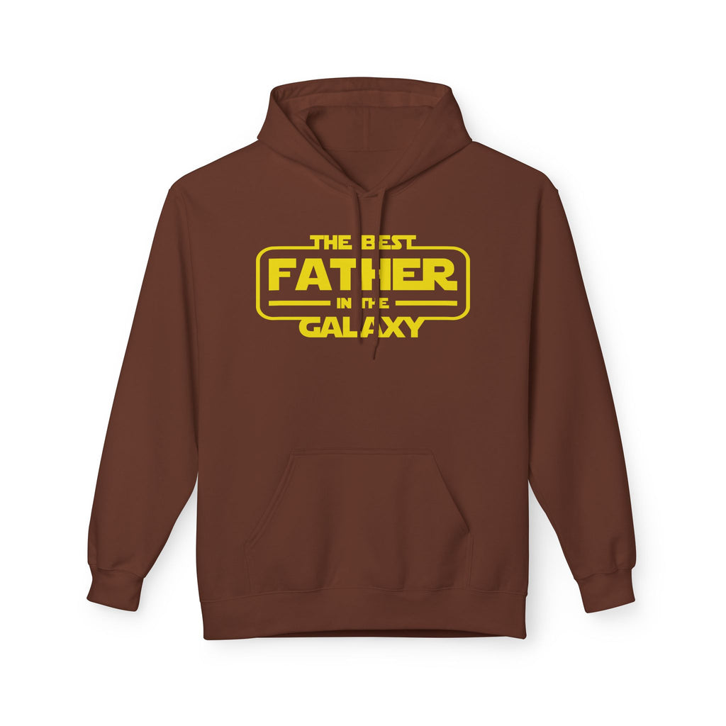 The Best Father in the Galaxy Midweight Softstyle Fleece Hoodie