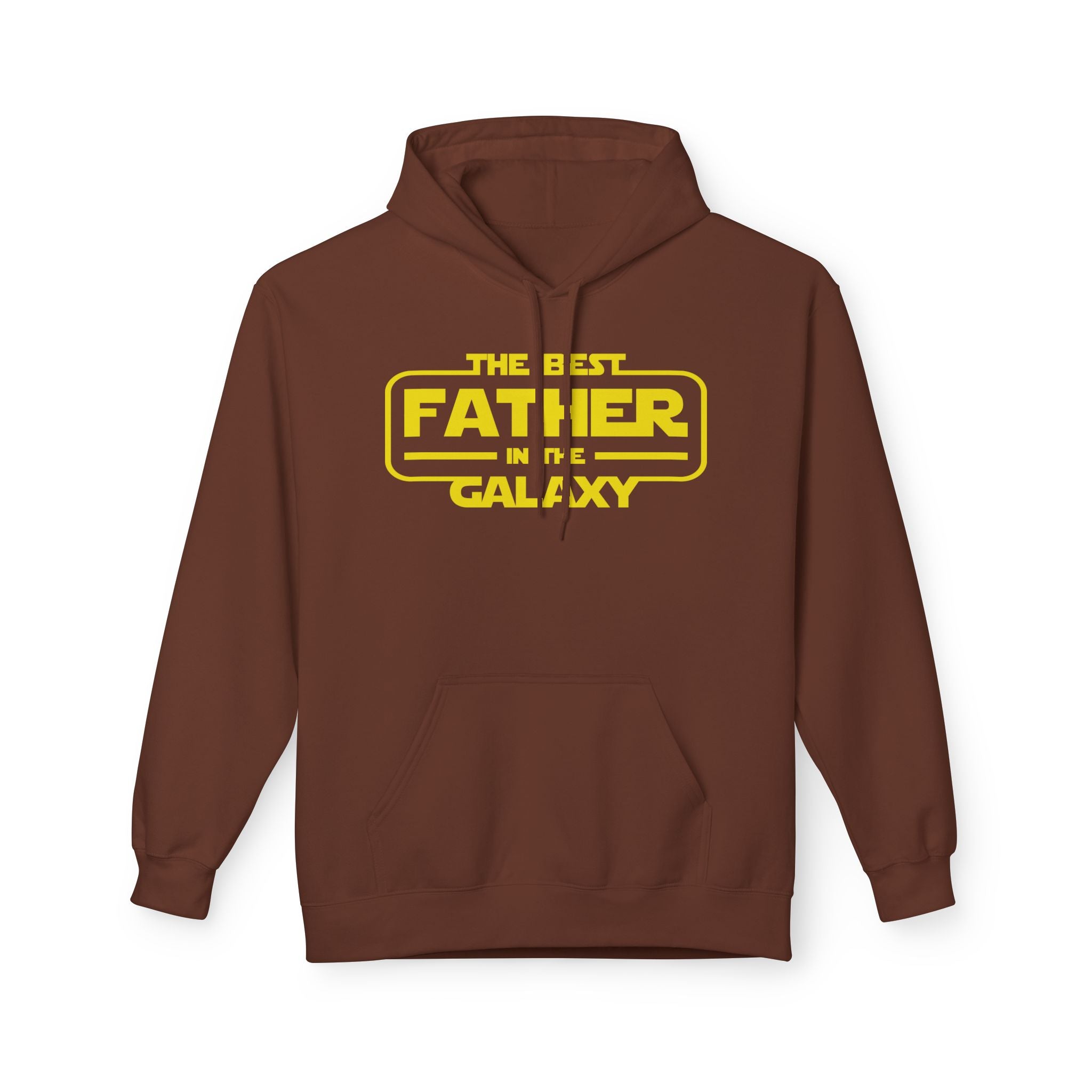 The Best Father in the Galaxy Midweight Softstyle Fleece Hoodie