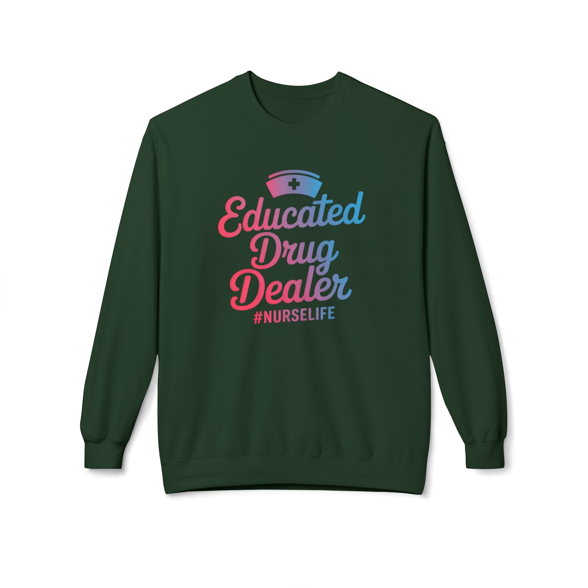 Educated Midweight Softstyle Fleece Crewneck Sweatshirt