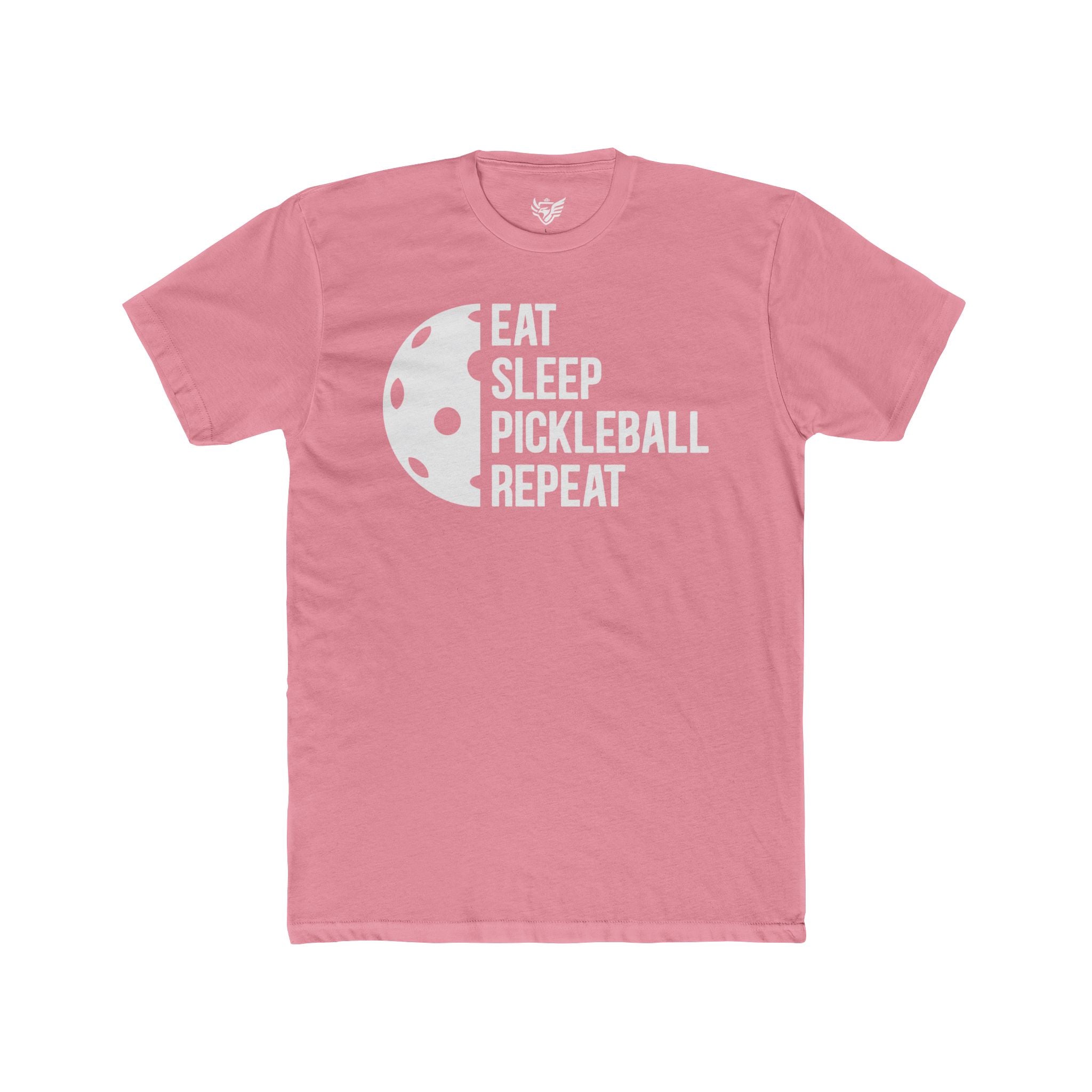 Eat Sleep Pickleball Repeat Cotton Crew Tee