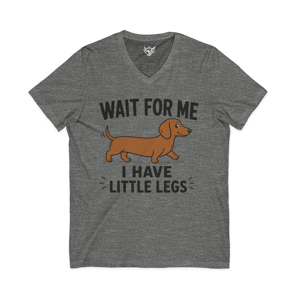 Little Legs Jersey Short Sleeve V-Neck Tee