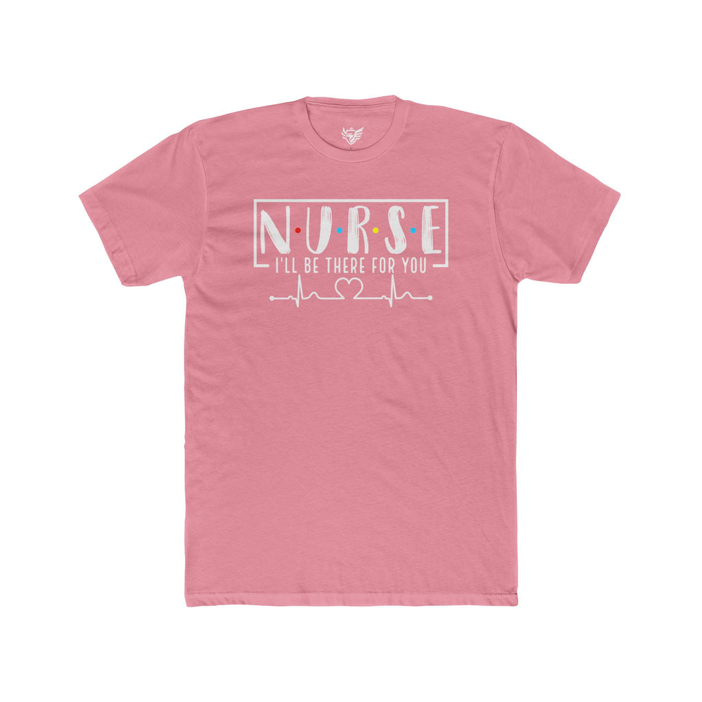 Friends Theme Nurse Cotton Crew Tee