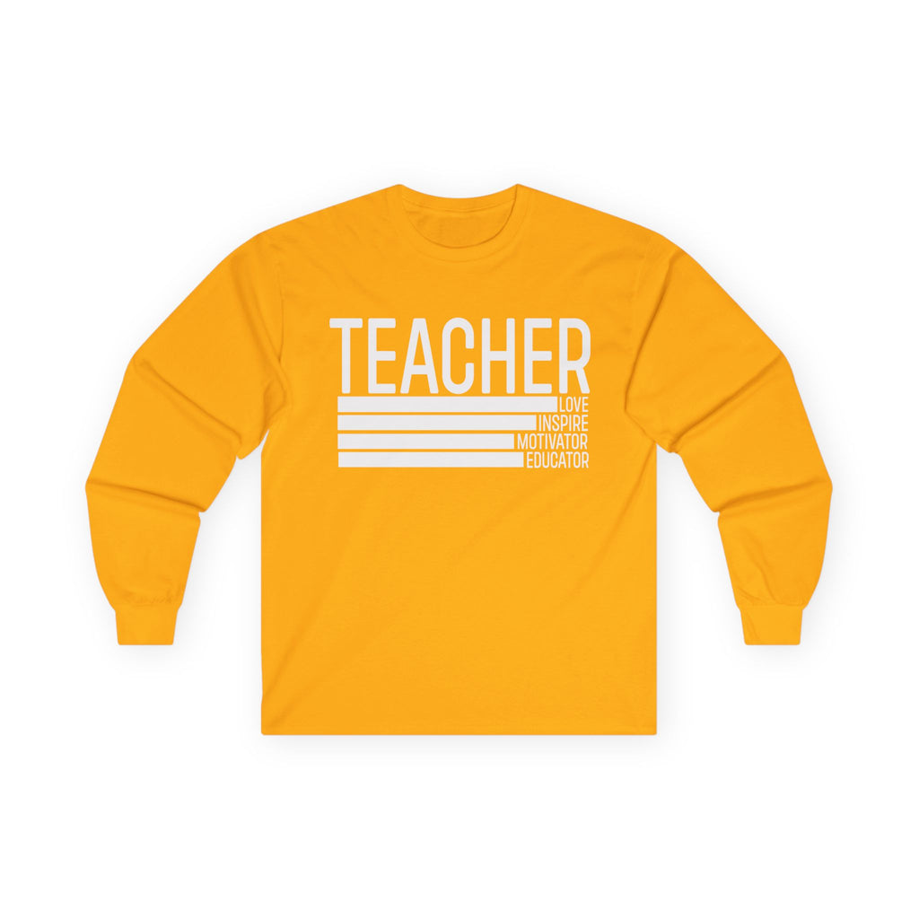 Teacher Cotton Long Sleeve Tee