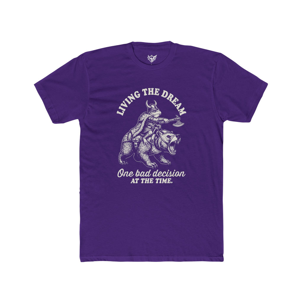 Living The Dream Cotton Crew Tee
