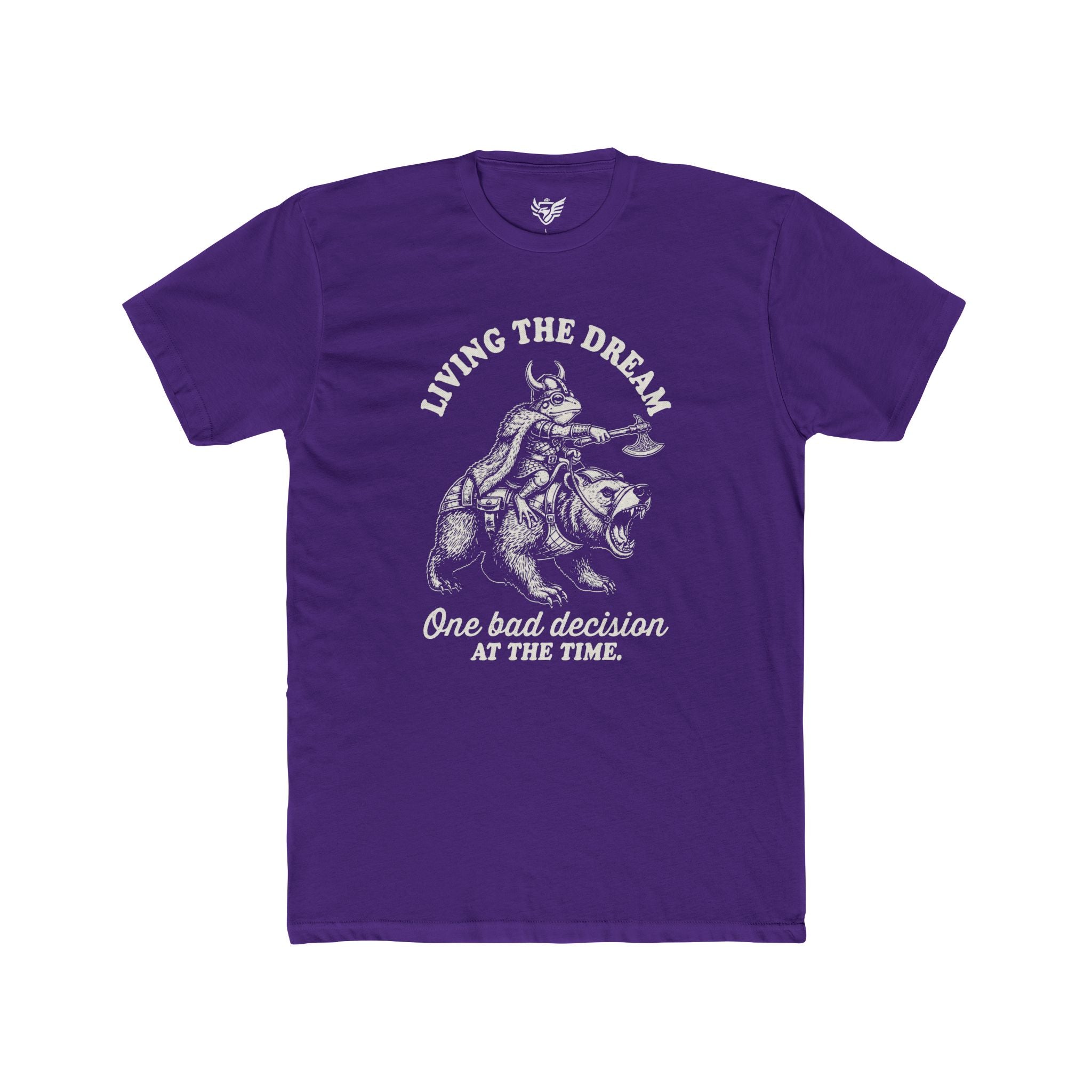 Living The Dream Cotton Crew Tee