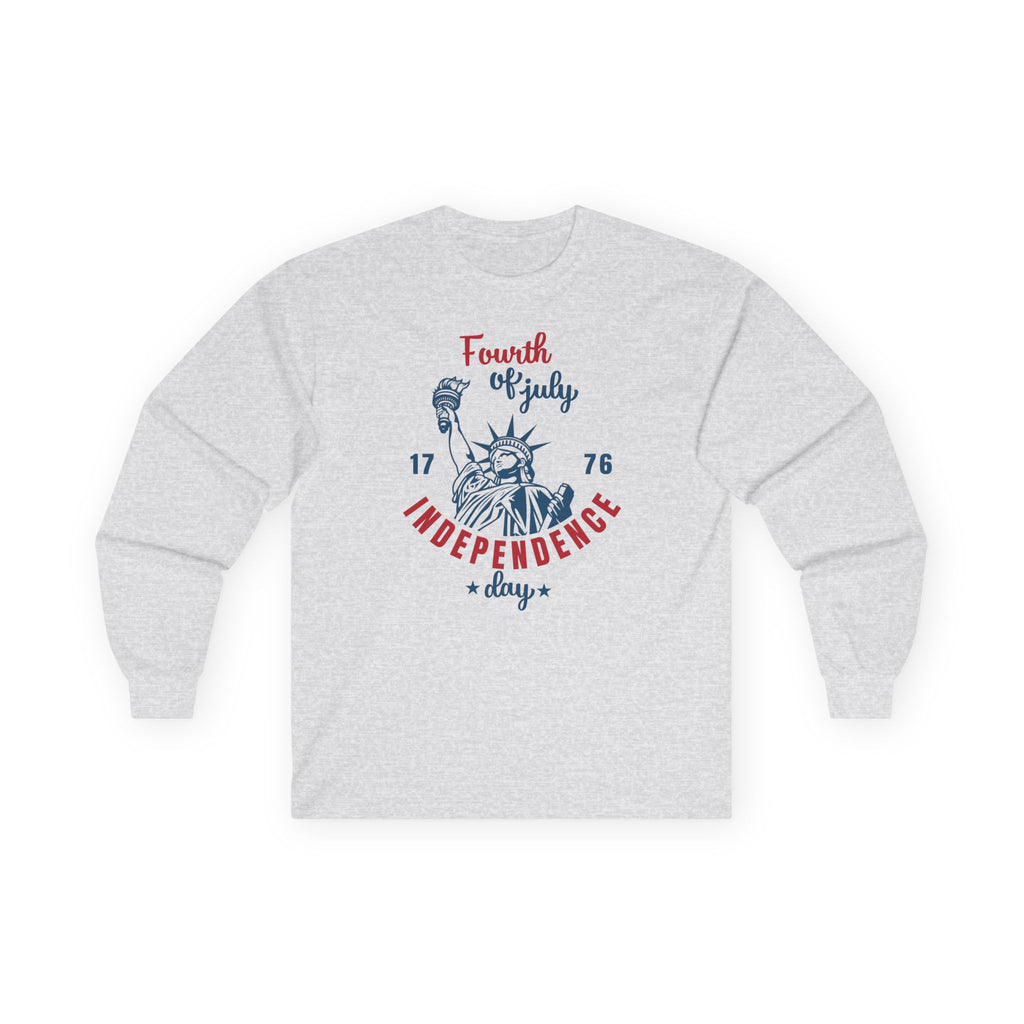 Independence Day Cotton Long Sleeve Tee