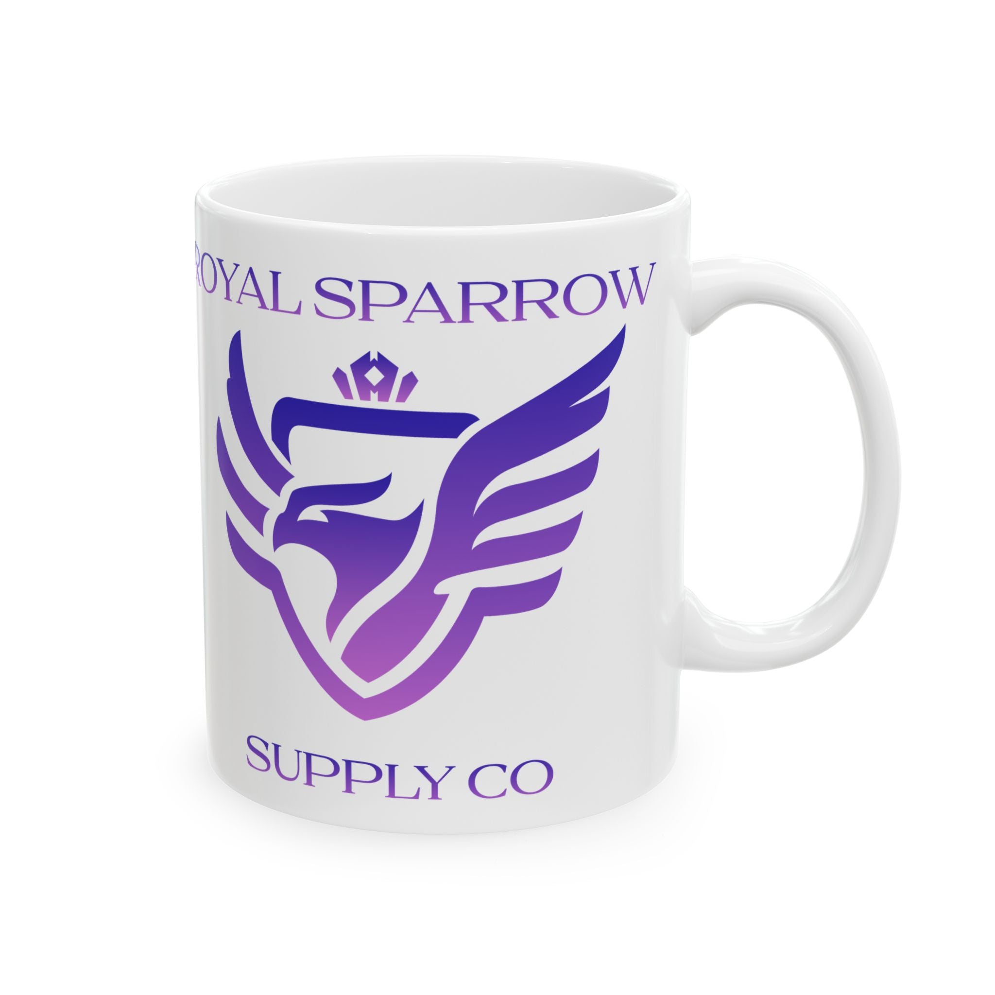 Royal Sparrow Ceramic Mug, (11oz, 15oz)