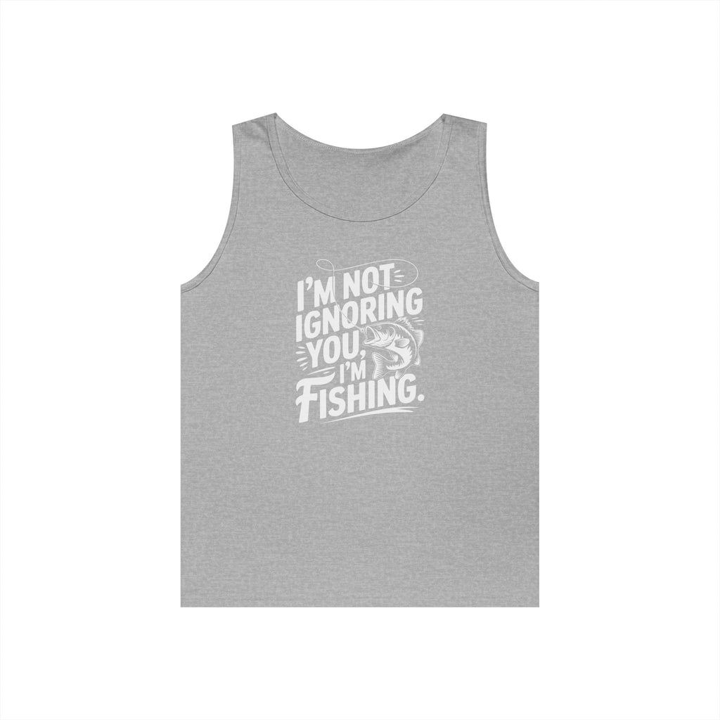 I'm Not Ignoring You Heavy Cotton Tank Top