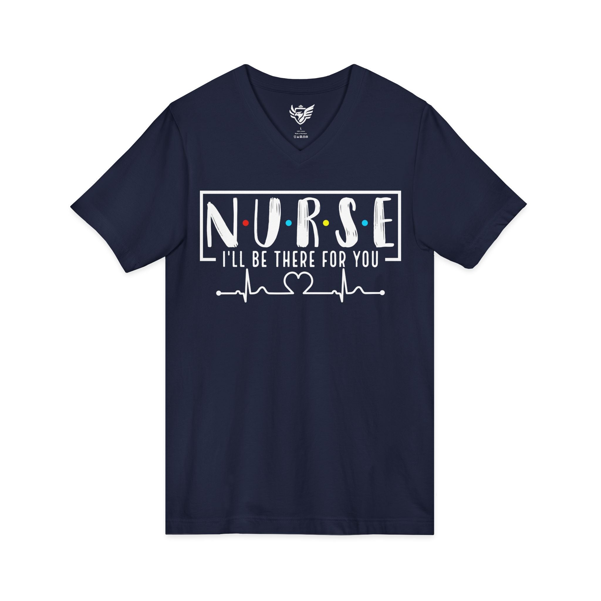 Friend's Theme Nurse Jersey Short Sleeve V-Neck Tee