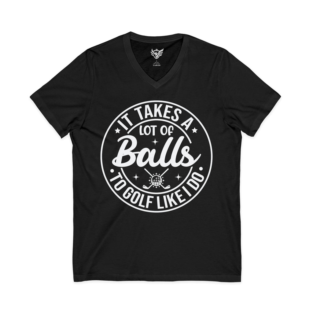 Golf Like I Do Jersey Short Sleeve V-Neck Tee