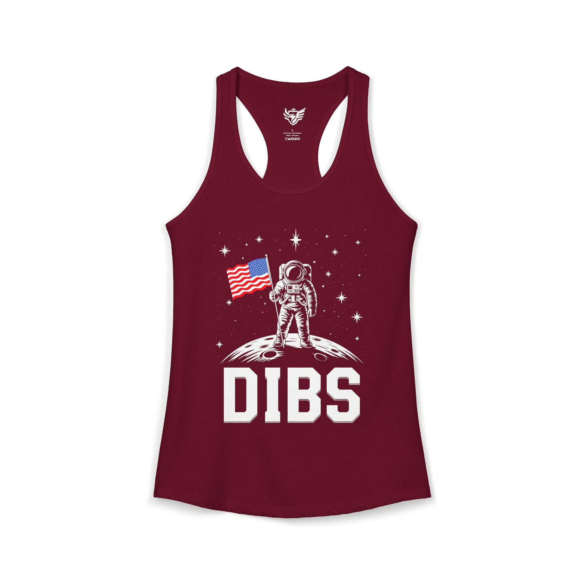 DIBS on the Moon Ideal Racerback Tank