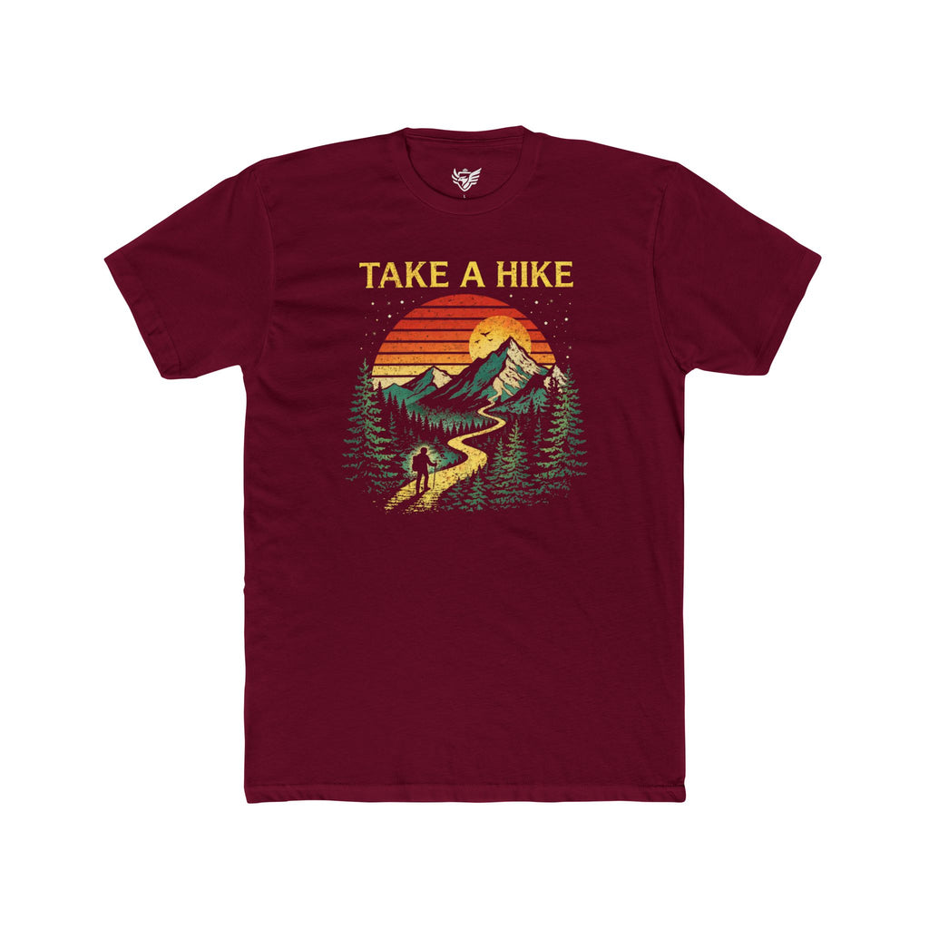 Take A Hike Cotton Crew Tee