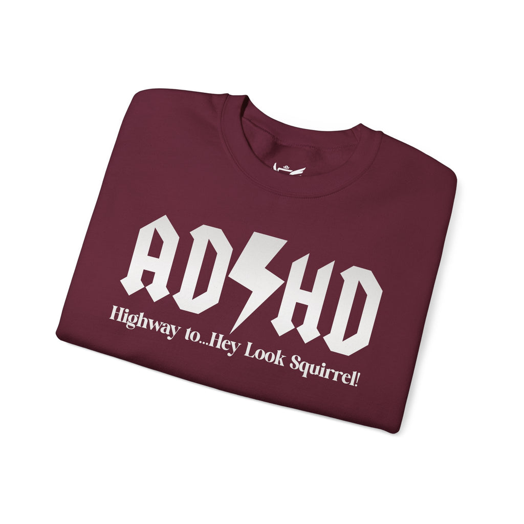ADHD Highway to... Heavy Blend™ Crewneck Sweatshirt