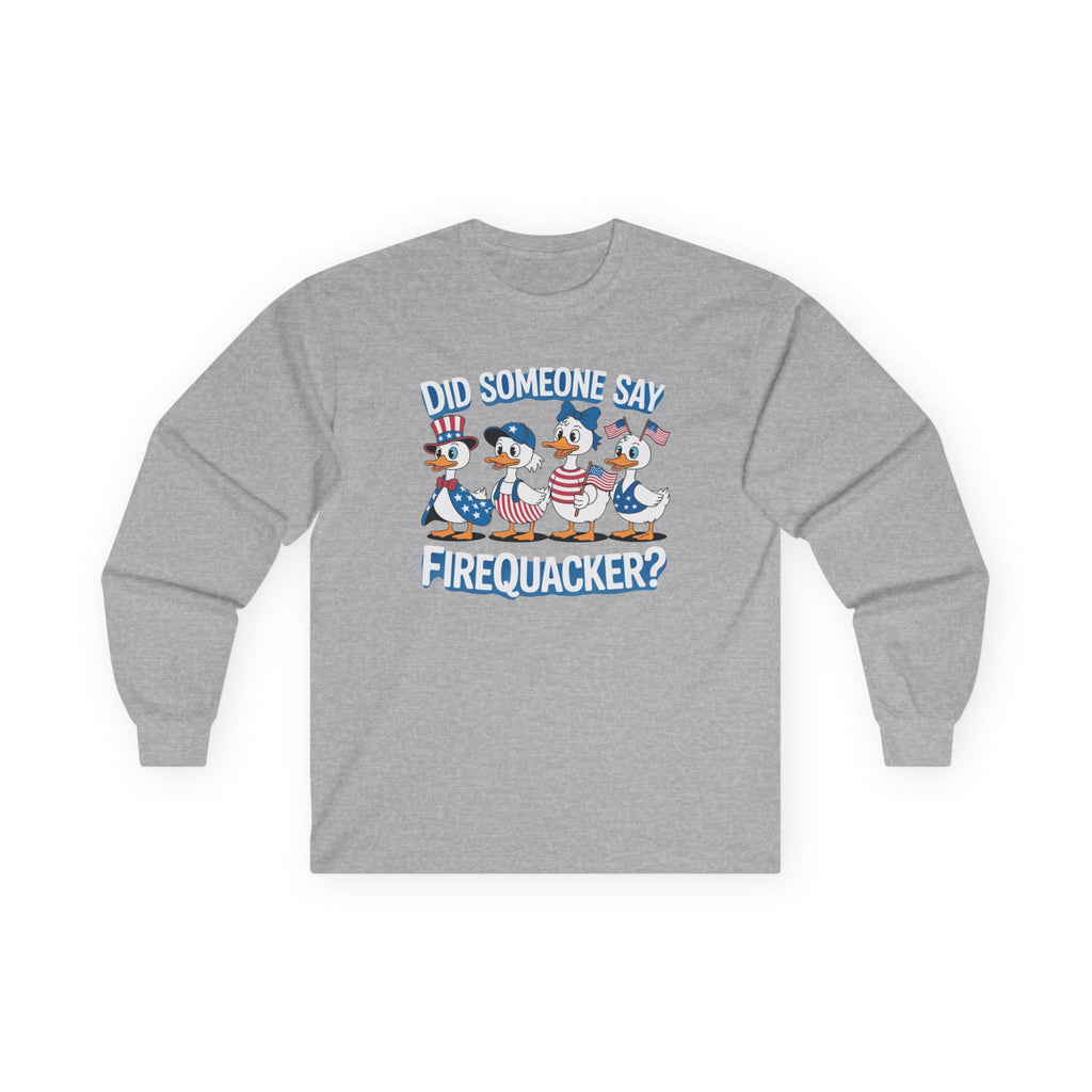 Firequackers Cotton Long Sleeve Tee