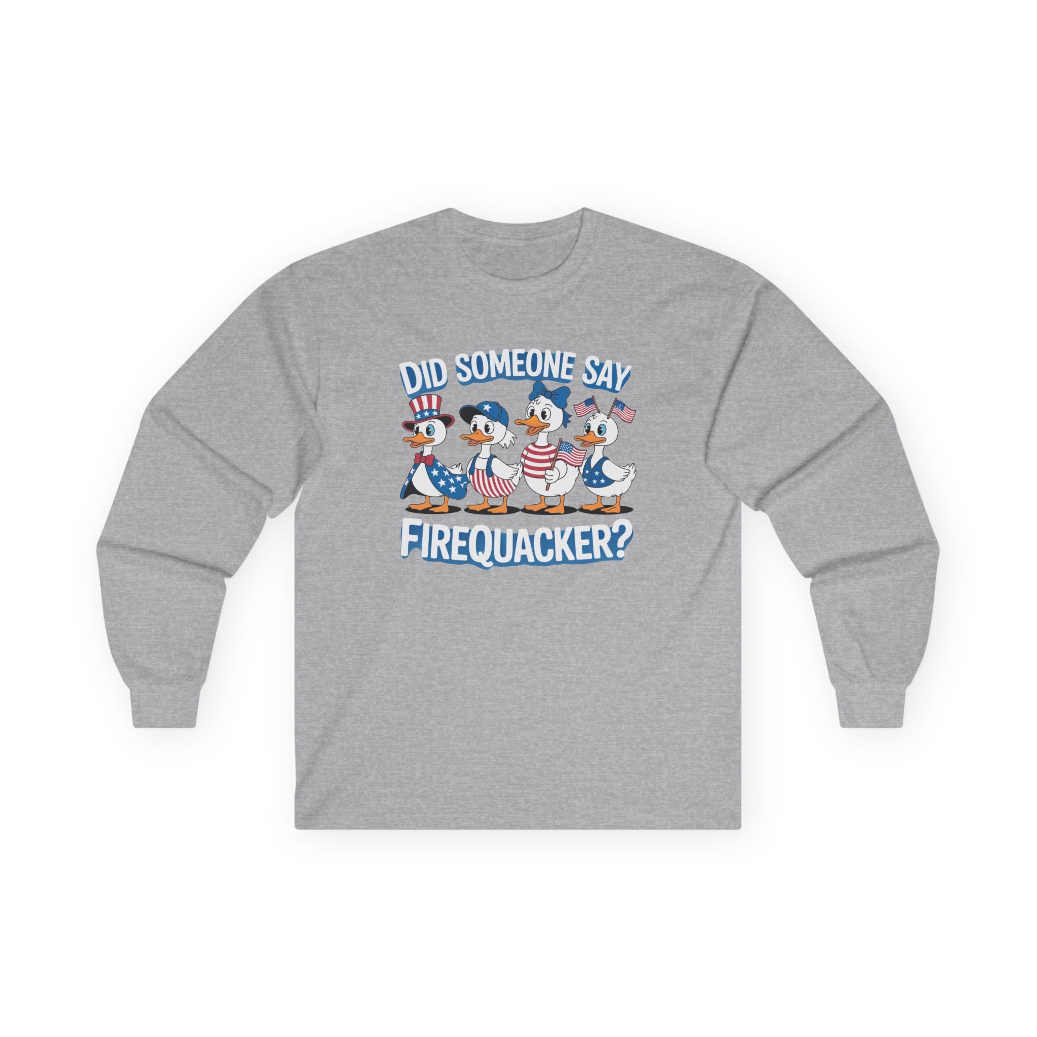 Firequackers Cotton Long Sleeve Tee