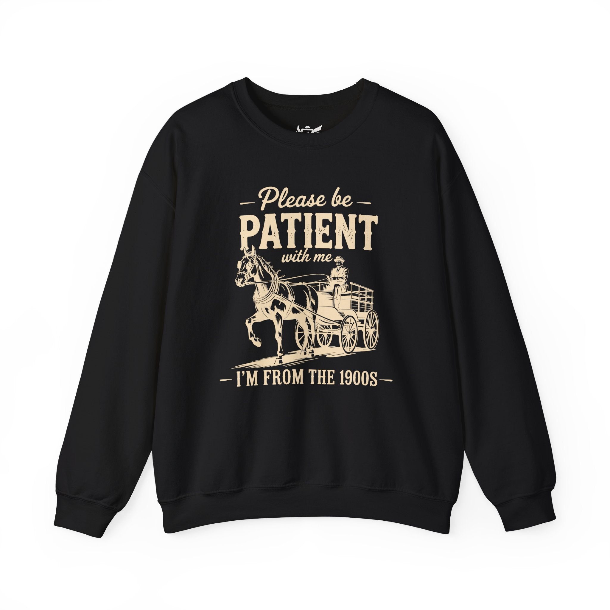 Please Be Patient With Me I'm From the 1900s Heavy Blend™ Crewneck Sweatshirt