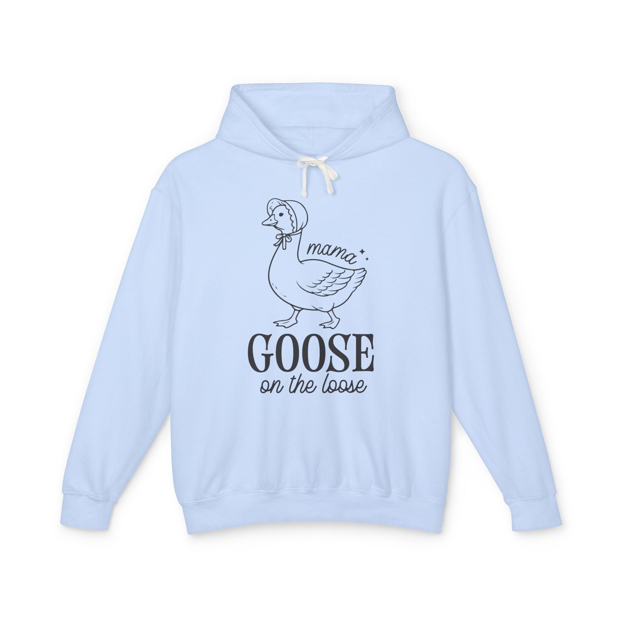 Mama Goose on the Loose Lightweight Hooded Sweatshirt