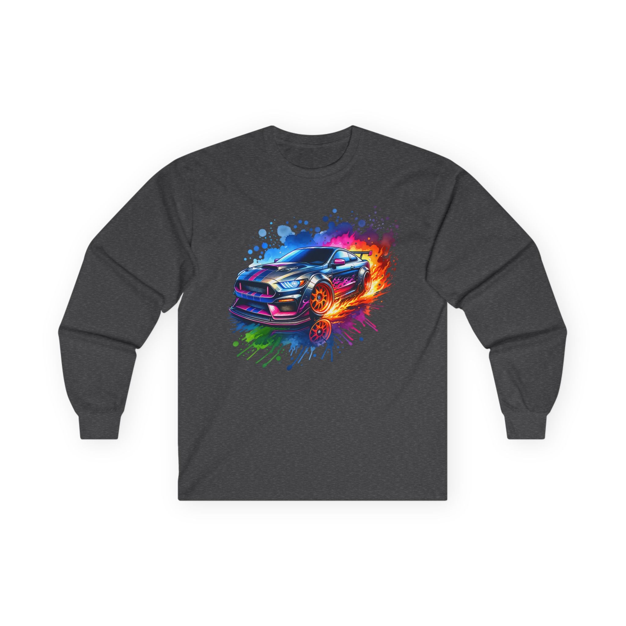 Colorblast Vroom Cotton Long Sleeve Tee