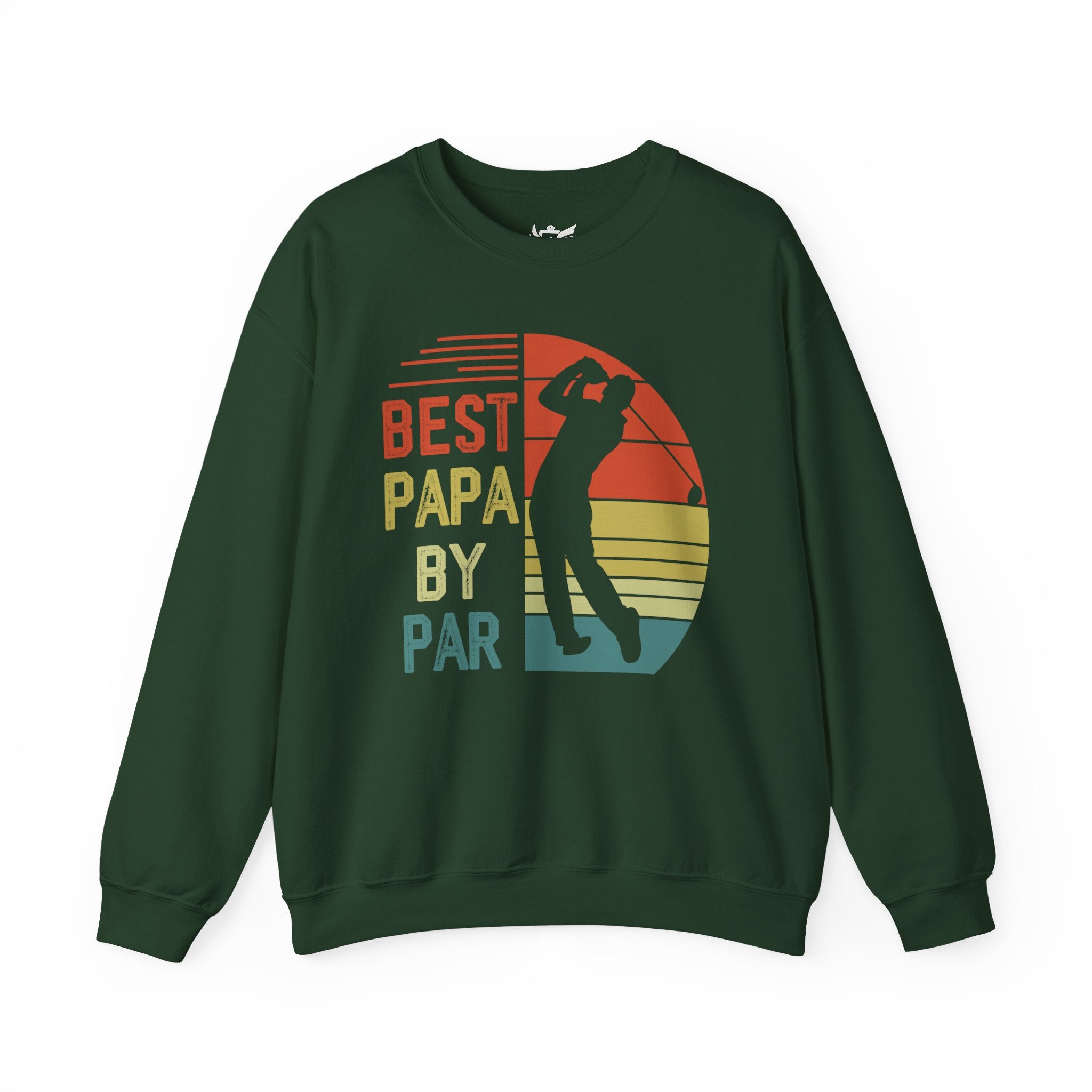 Best Papa By Par Heavy Blend™ Crewneck Sweatshirt