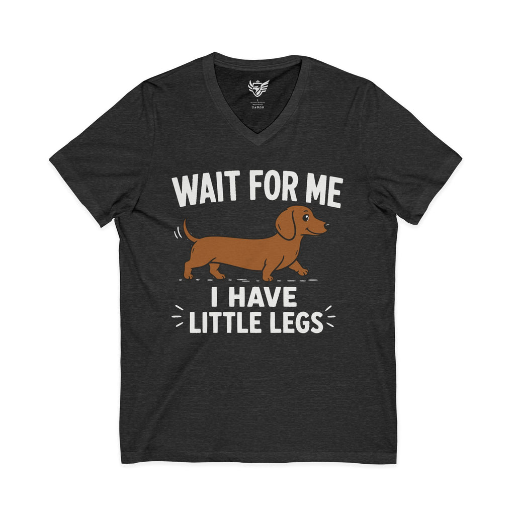 Little Legs Jersey Short Sleeve V-Neck Tee