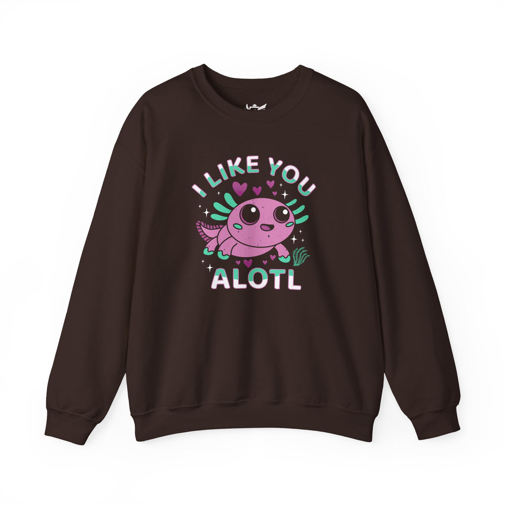 I Like You Alotl Heavy Blend™ Crewneck Sweatshirt