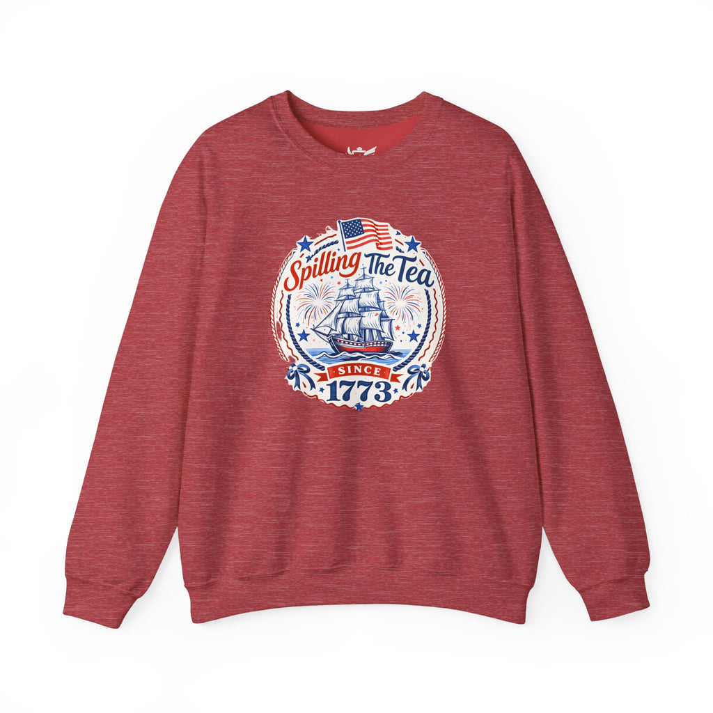 Spilling The Tea Heavy Blend™ Crewneck Sweatshirt
