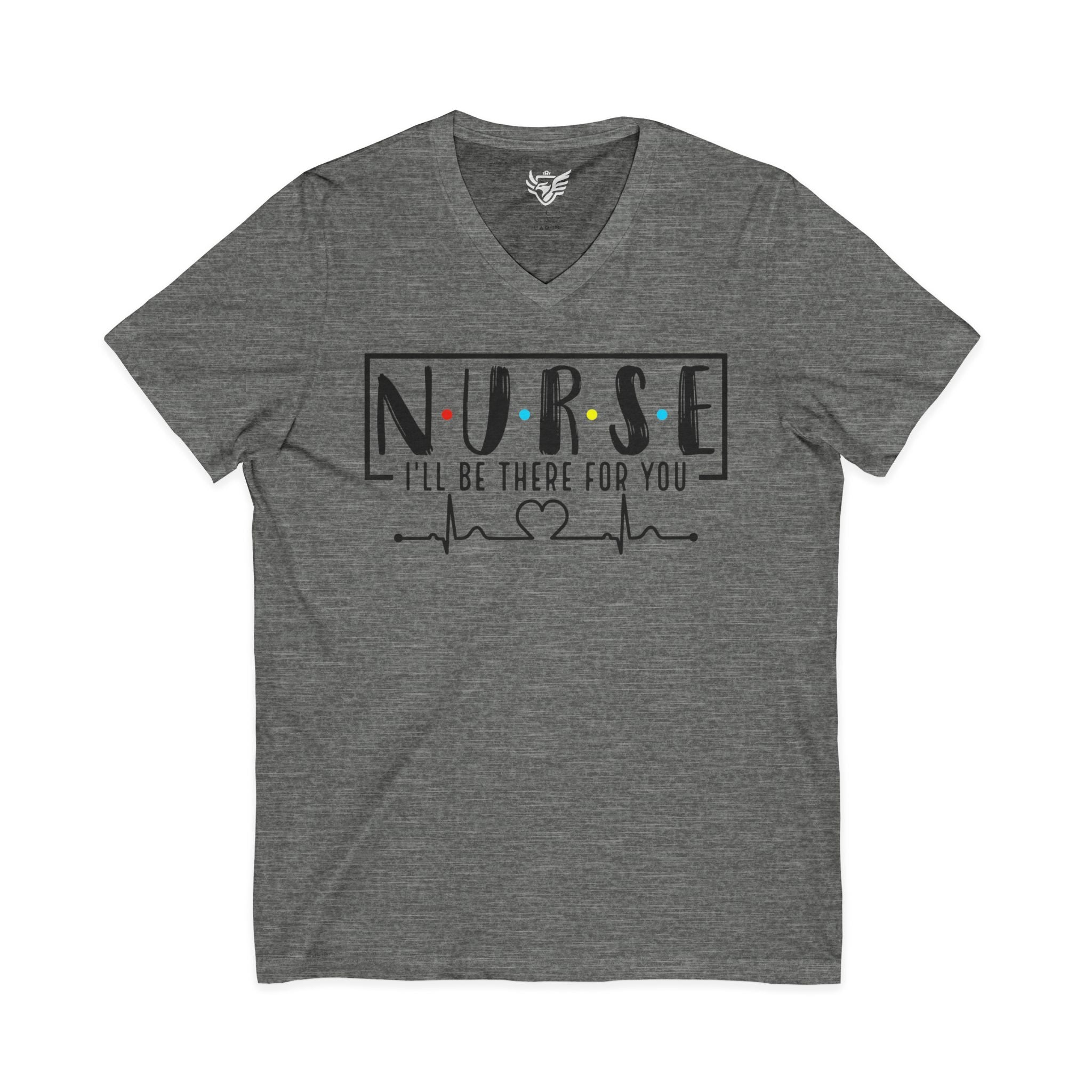 Friend's Theme Nurse Jersey Short Sleeve V-Neck Tee