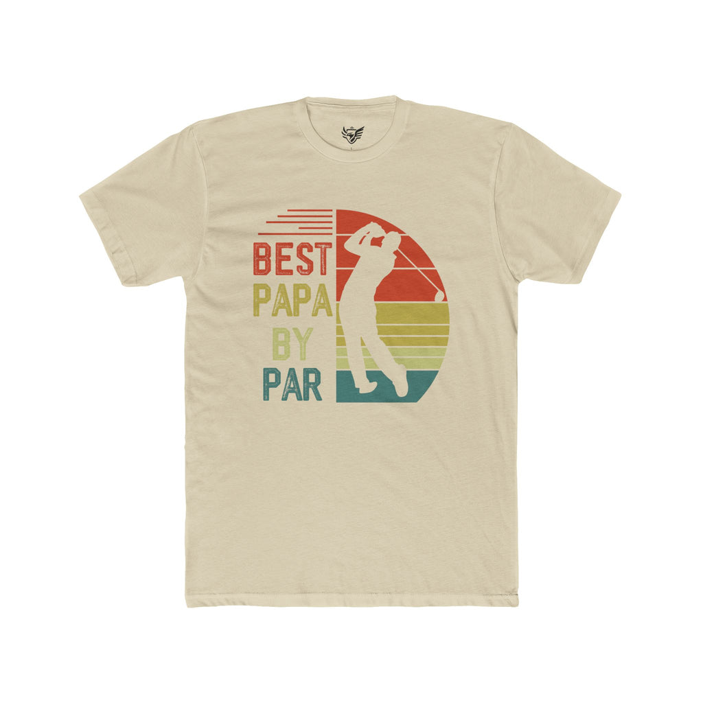 Best Papa By Par Cotton Crew Tee
