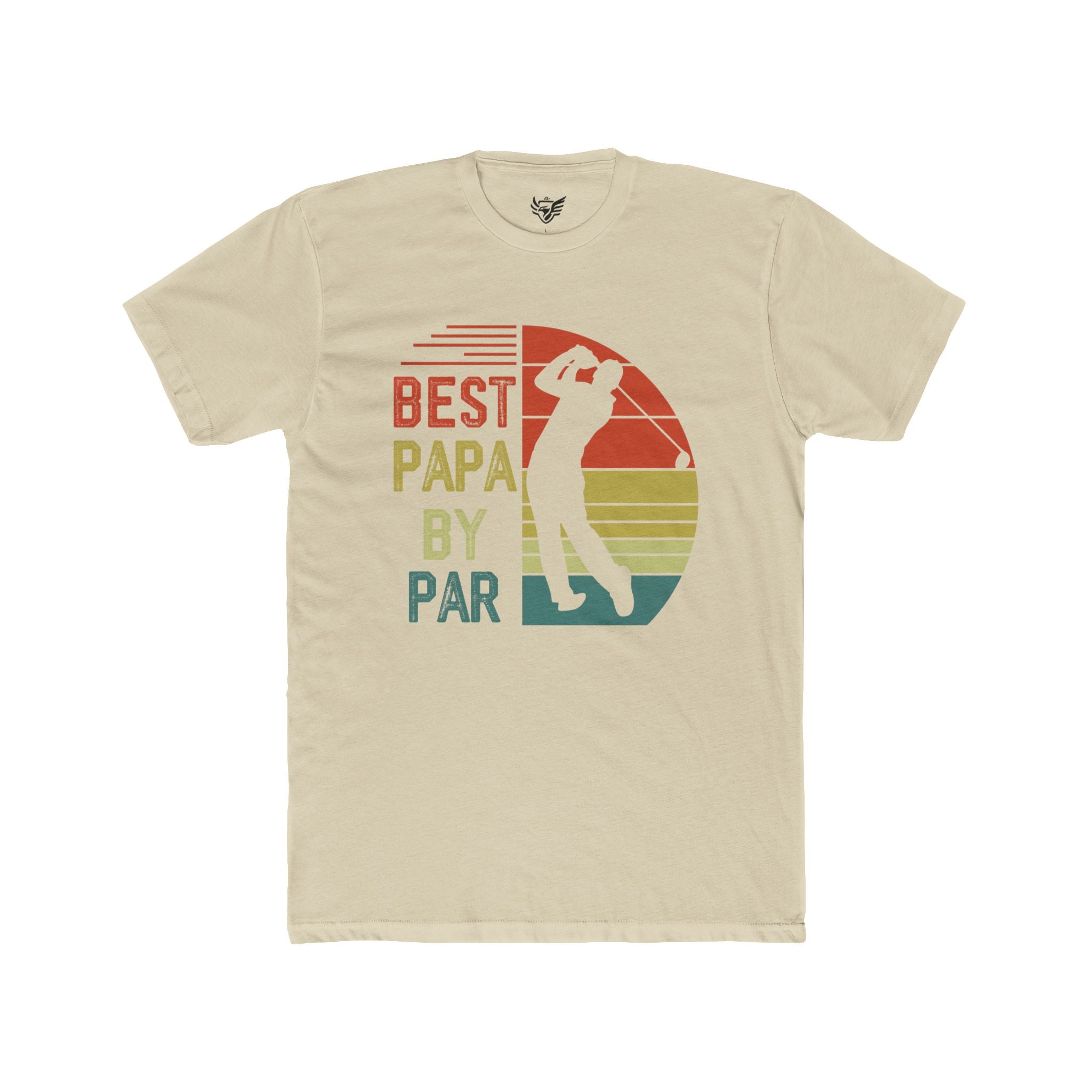 Best Papa By Par Cotton Crew Tee