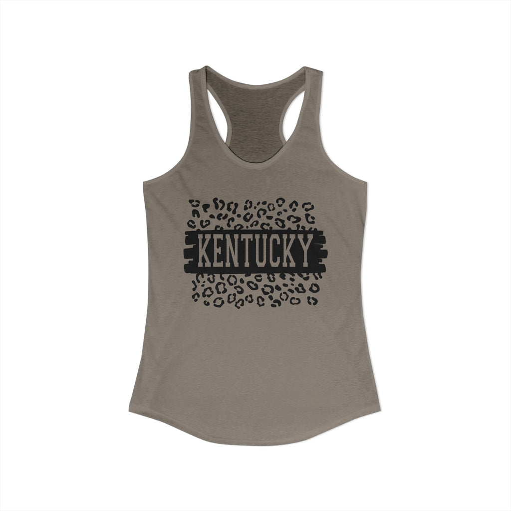 Women's KY Leopard Ideal Racerback Tank