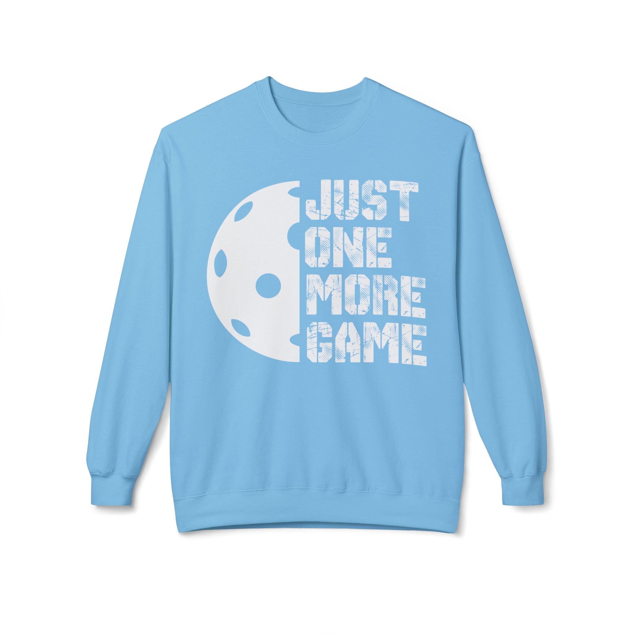 Just One More Game Midweight Softstyle Fleece Crewneck Sweatshirt