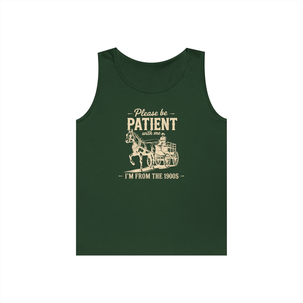 Please Be Patient With Me I'm From the 1900s Heavy Cotton Tank Top